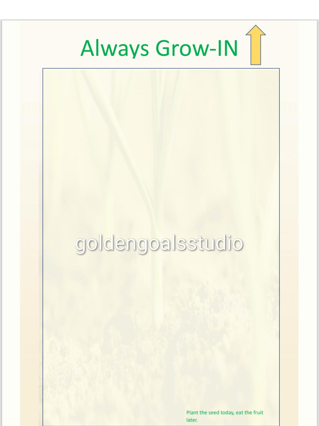 Manifesting Intention Planner