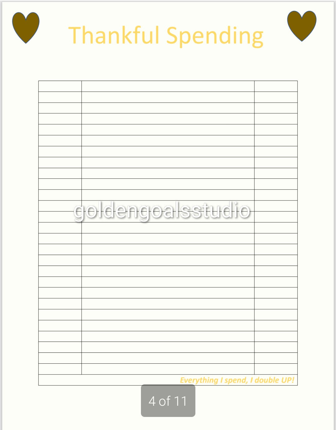 Manifesting Intention Planner