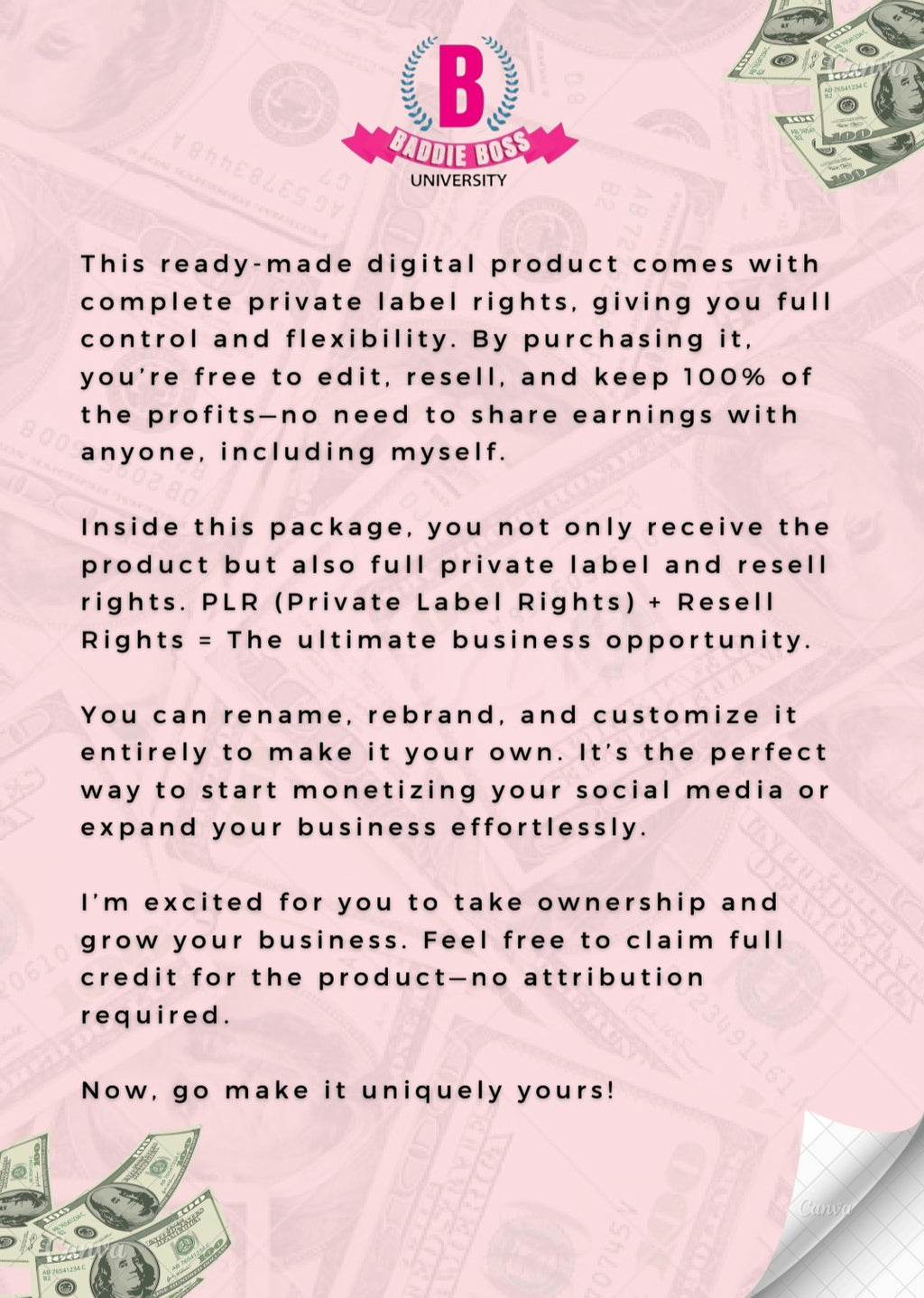 Resellable E-book